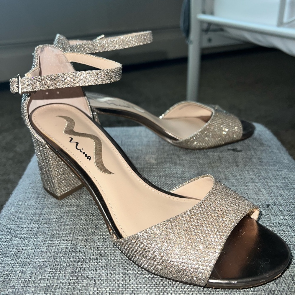 Champagne Sparkly Heels